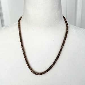 🍭6/$30 Braided gold/bronze town chain